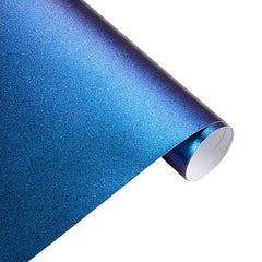 50x200cm Glossy/Matt Blue Purple Chameleon Pearl Glitter Vinyl