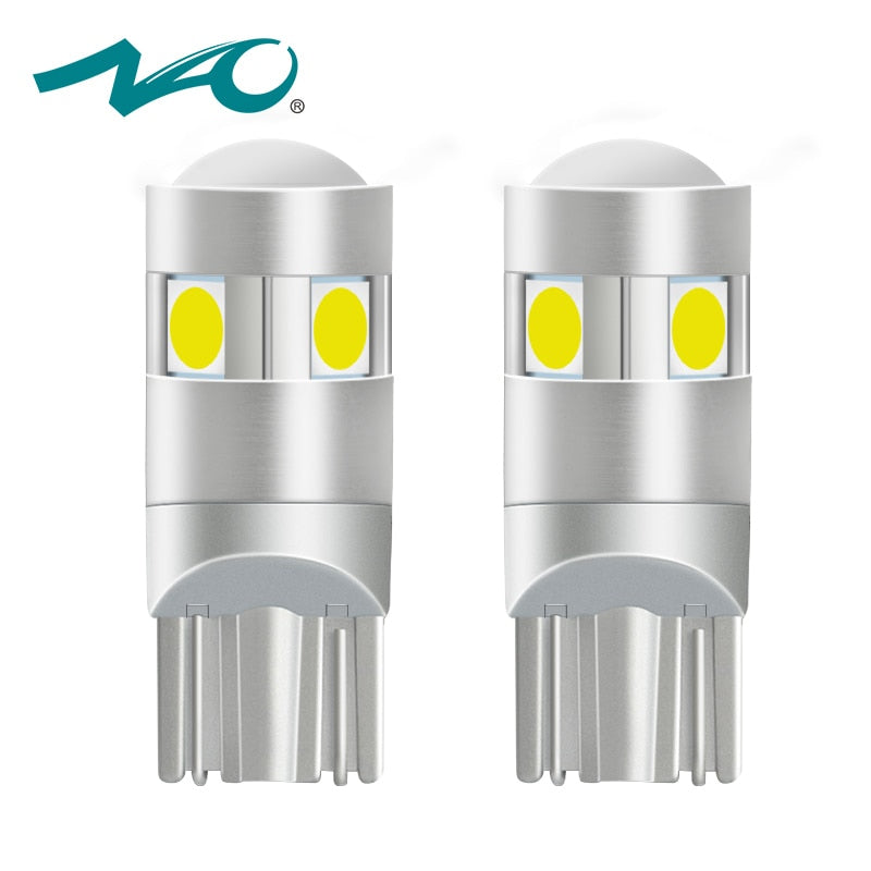 NAO 2x t10 LED Bulb w5w led Lamp Car Lights Interior