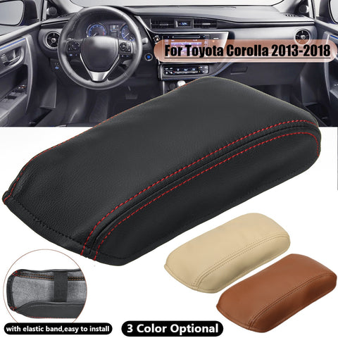 Car Styling Fiber Leather Armrest Cover