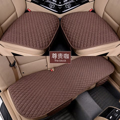 Linen Fabric Car Seat Cover Four Seasons