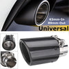 Universal Carbon Fiber Car Exhaust Tip Pipe Muffler