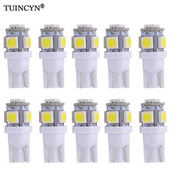 TUINCYN 10PCS Led Car Lampada Light T10 Super White