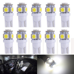 TUINCYN 10PCS Led Car Lampada Light T10 Super White