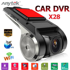 Anytek X28 Car DVR Camera1080P FHD Lens WiFi ADAS Built-in G-senso