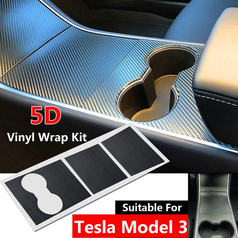 NEW Car Styling Stickers Center Console Wrap Kit