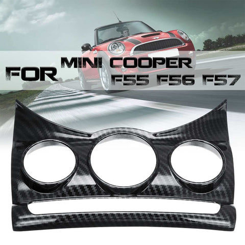 Carbon Fiber Style Center Dashboad Console Cover Trim for MINI Cooper F55 F56 F57